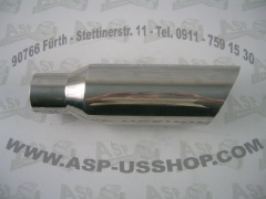 Auspuffblende - Tail Spouts  SS  57,1 x 76 x 310mm